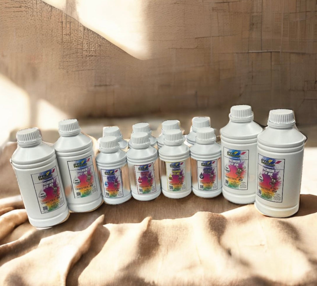 Premium DTF Ink Business Bundle CYMK 1L + White 4L
