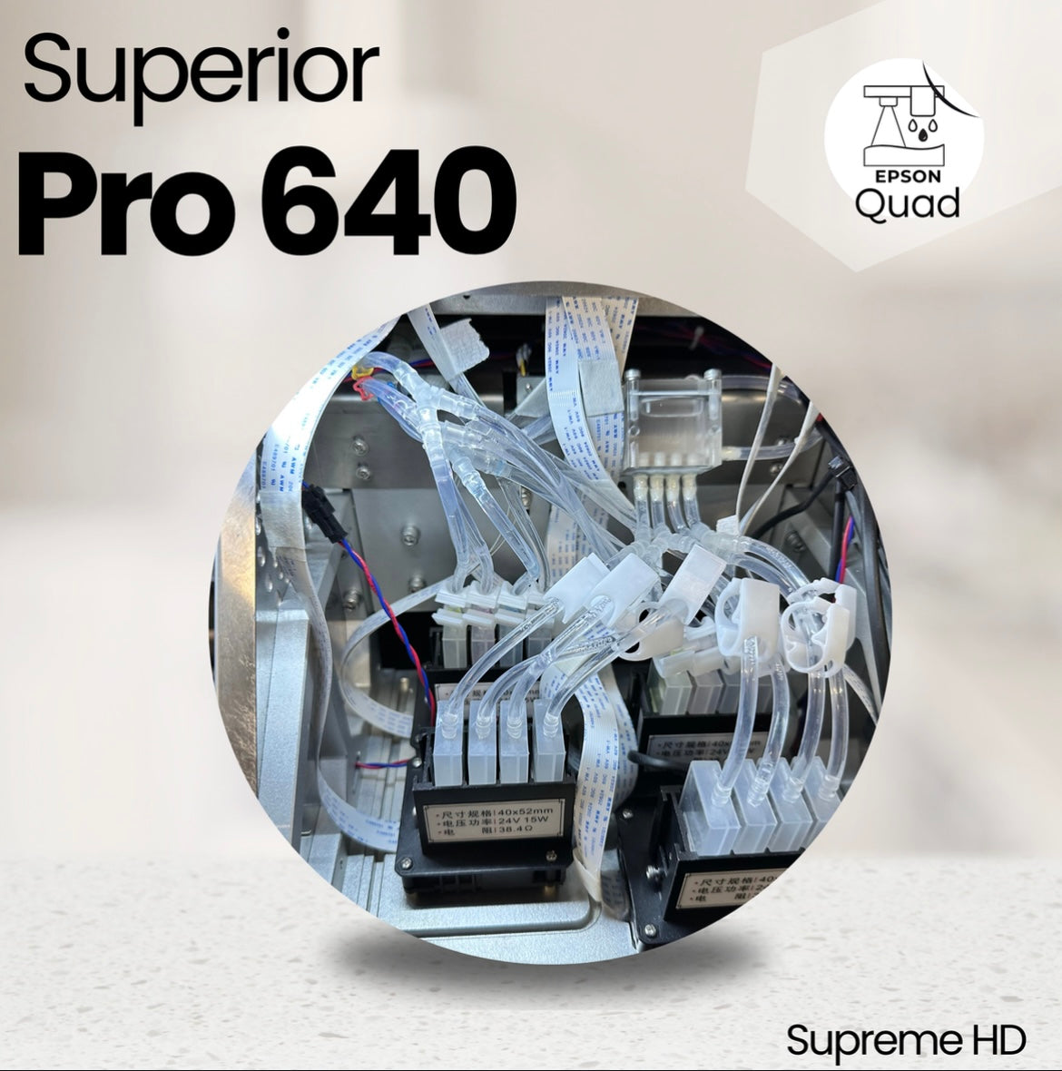 SUPERIOR 640 PRO 24” 4 Head CMYK