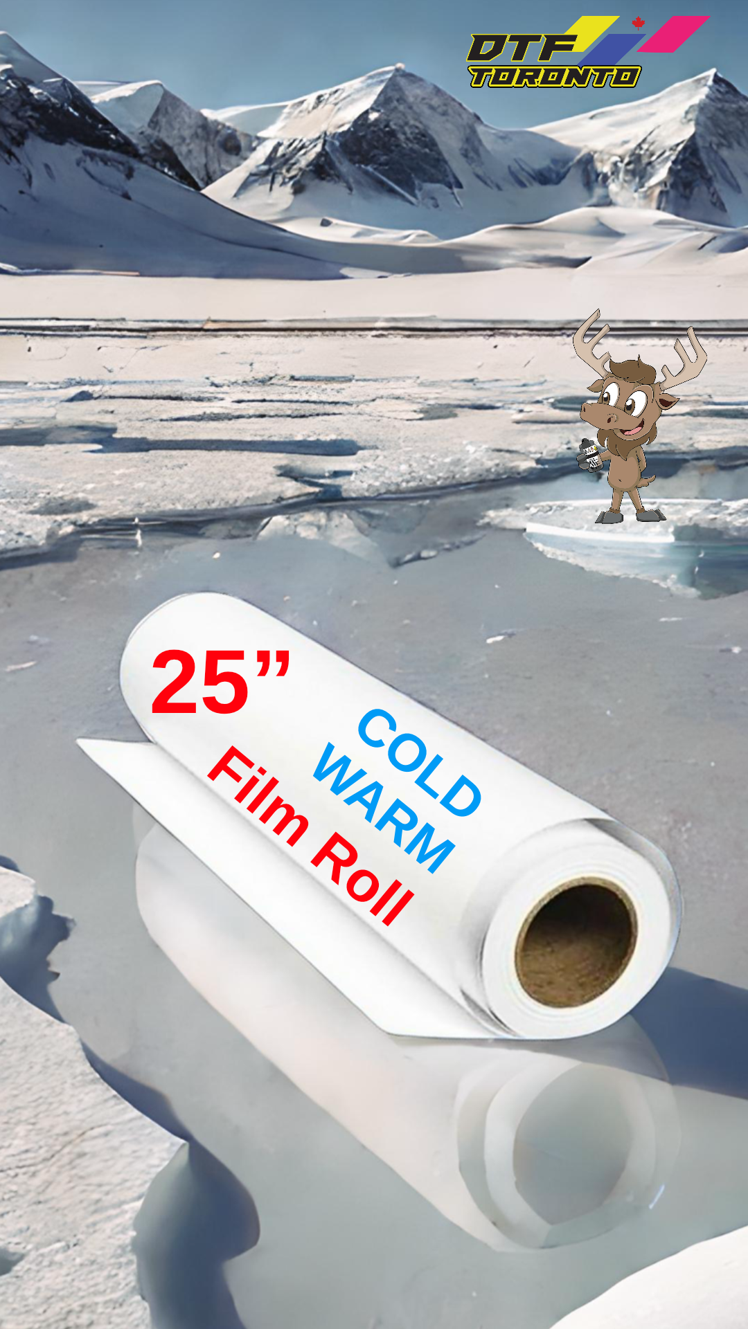 25" Cold Peel DTF Film Roll
