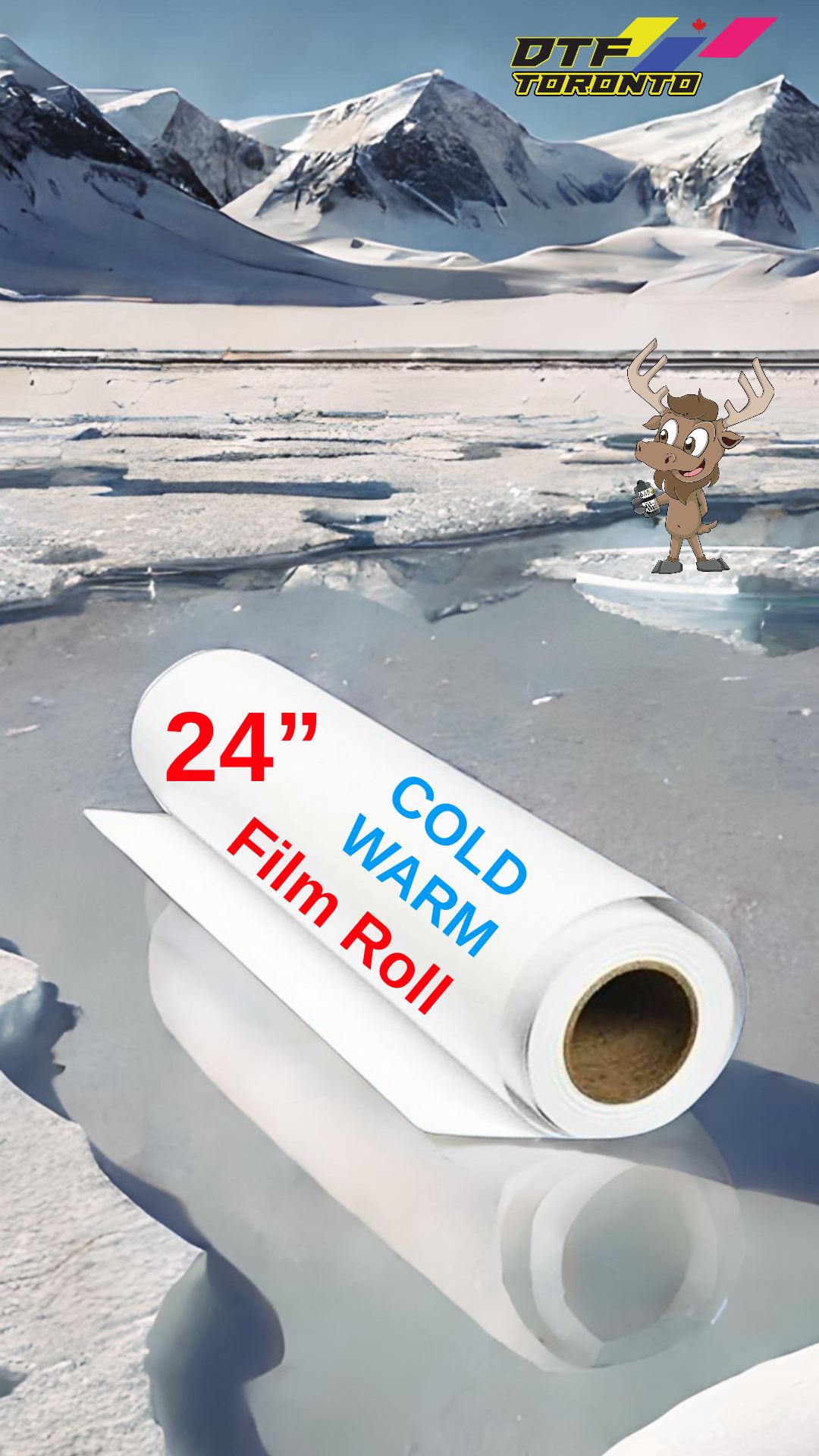 24" Cold Peel DTF Film Roll